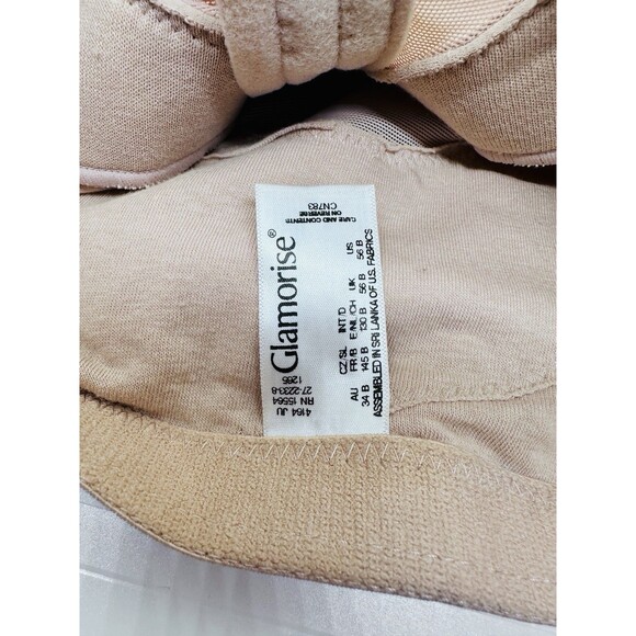 Glamorise NWOT 56B MagicLift Front Close Posture Back Wire Free Full Coverage - Picture 6 of 11